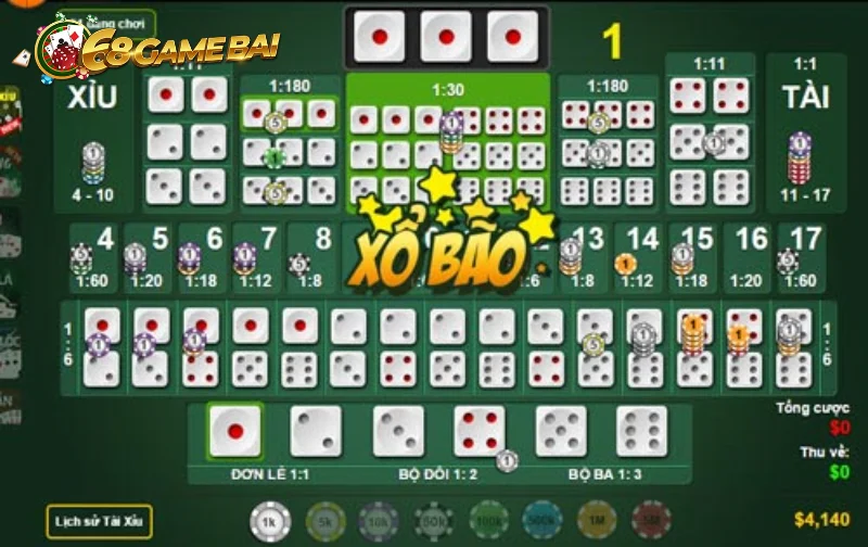 Cược ba trong xí ngầu 68 Game Bài